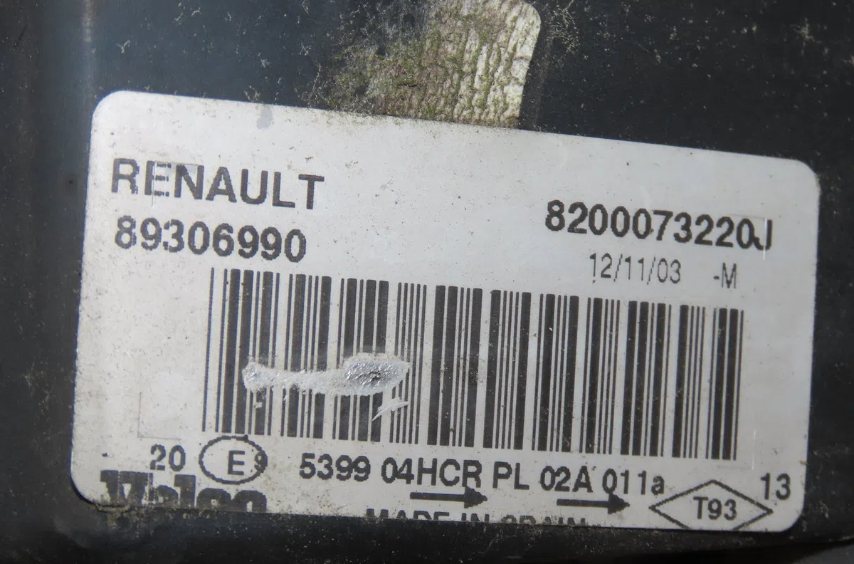 Phare gauche Renault MEGANE II Coupé-Cabriolet (EM0-1_) 1.6 (2003-2009) occasion