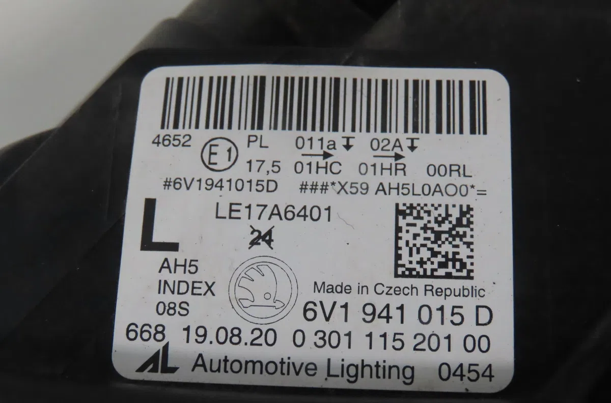 Phare gauche Skoda FABIA III (NJ3) 1.0 (2014-2021) occasion