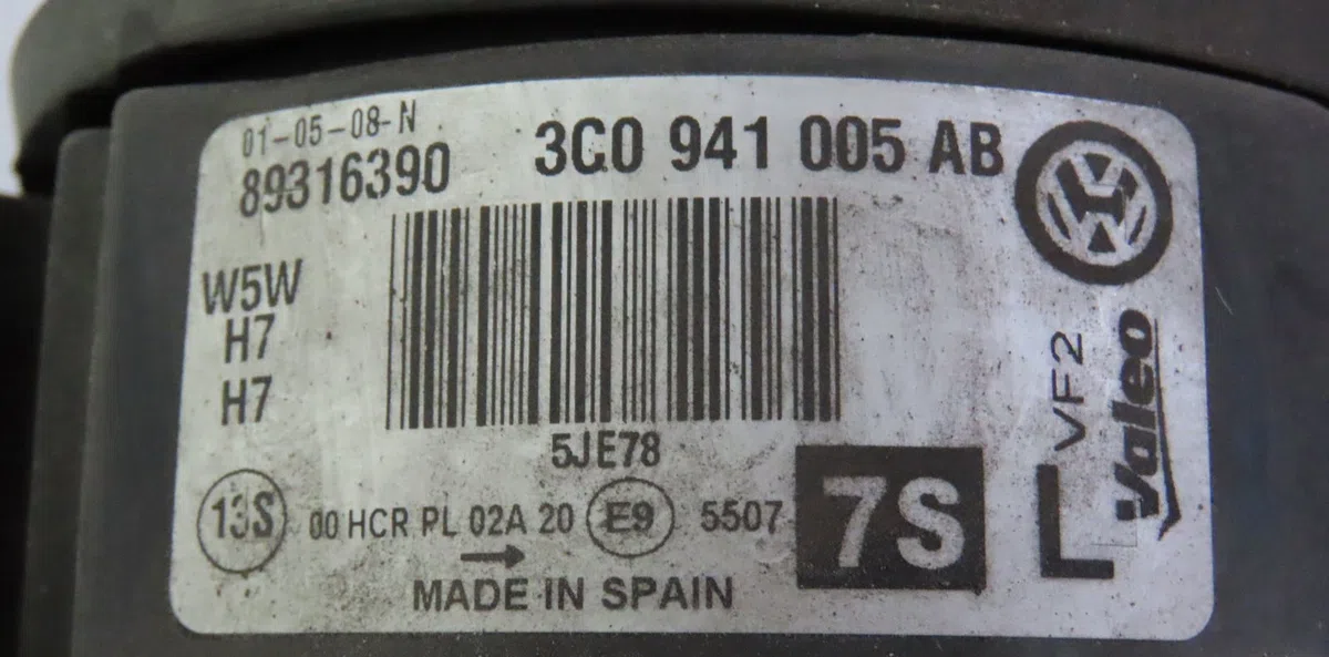 Phare gauche Volkswagen PASSAT B6 (3C2) 1.9 tdi (2005-2010) 4 portes occasion