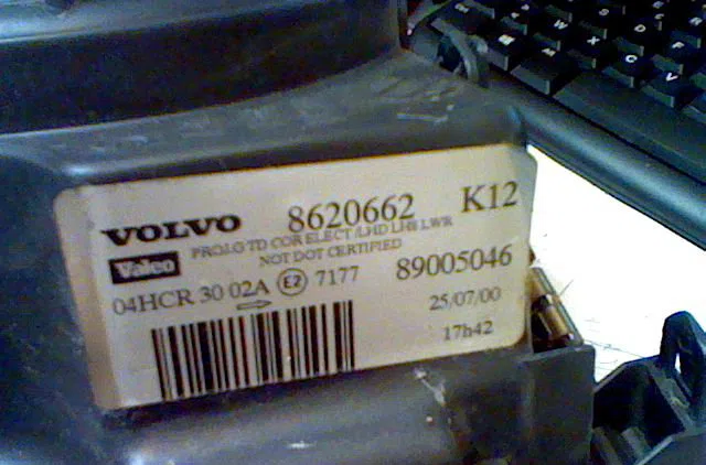 Phare gauche VOLVO S80 I 2001 occasion