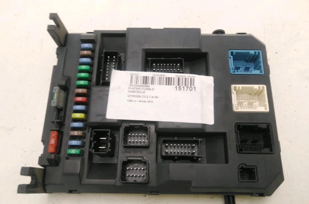 Platine fusible habitacle Citroen C3 II (SC_) 1.4 (2009-2016) 5 portes occasion
