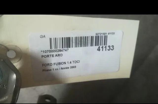 Porte arrière droite Ford FUSION (JU_) 1.4 tdci (2002-2012) 5 portes occasion