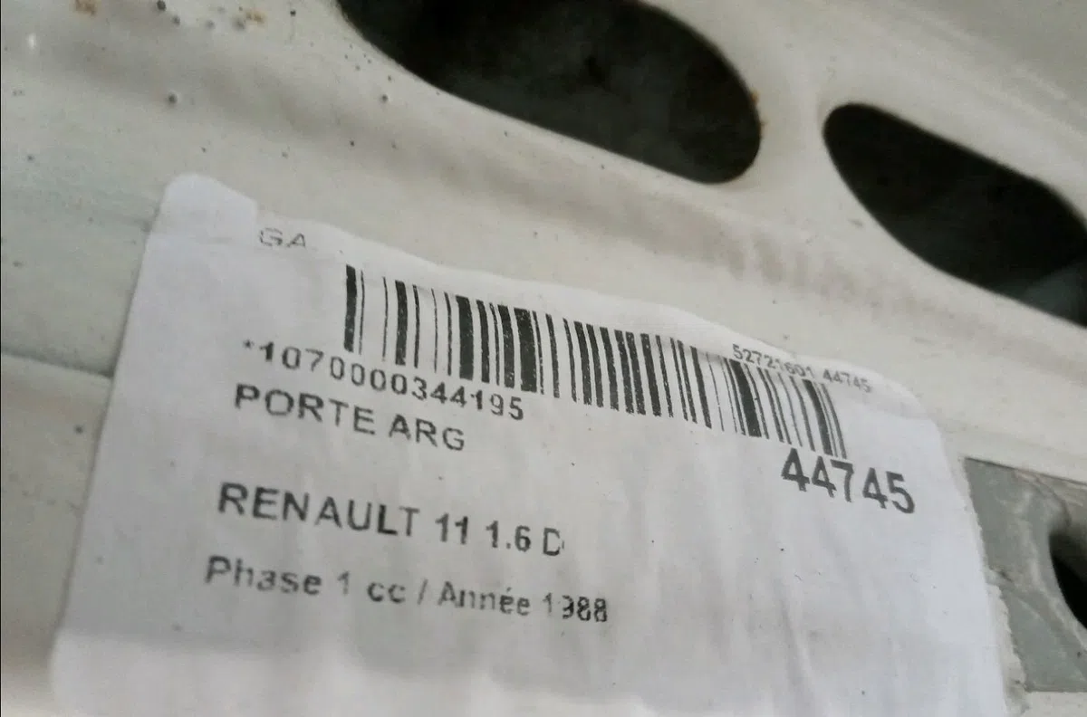 Porte arrière gauche Renault 11 (B-C37_) 1.6 d (b-c374) (1983-1988) occasion