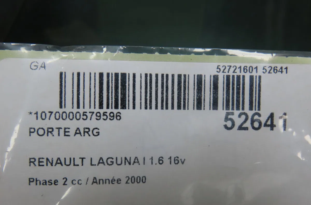 Porte arrière gauche Renault LAGUNA I (B56_, 556_) 1.6 16v (b568, b561) (1997-2001) occasion