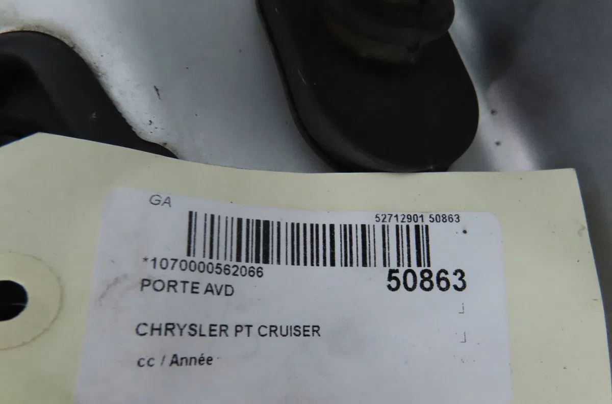 Porte avant droite Chrysler PT CRUISER (PT_) 2.4 (2004-2010) occasion