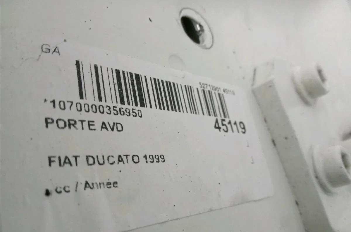 Porte avant droite Fiat DUCATO Camion plate-forme-Châssis (230_) 1.9 td (1994-2002) occasion