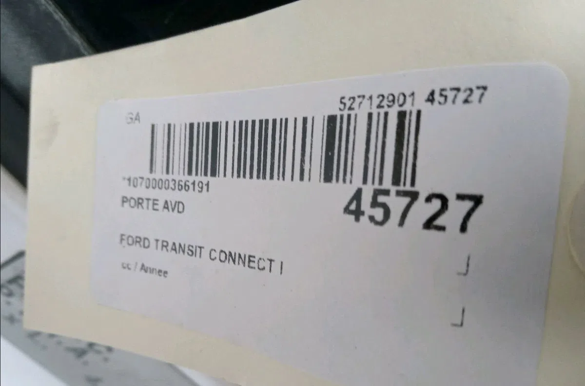 Porte avant droite FORD TRANSIT CONNECT I 2009 occasion