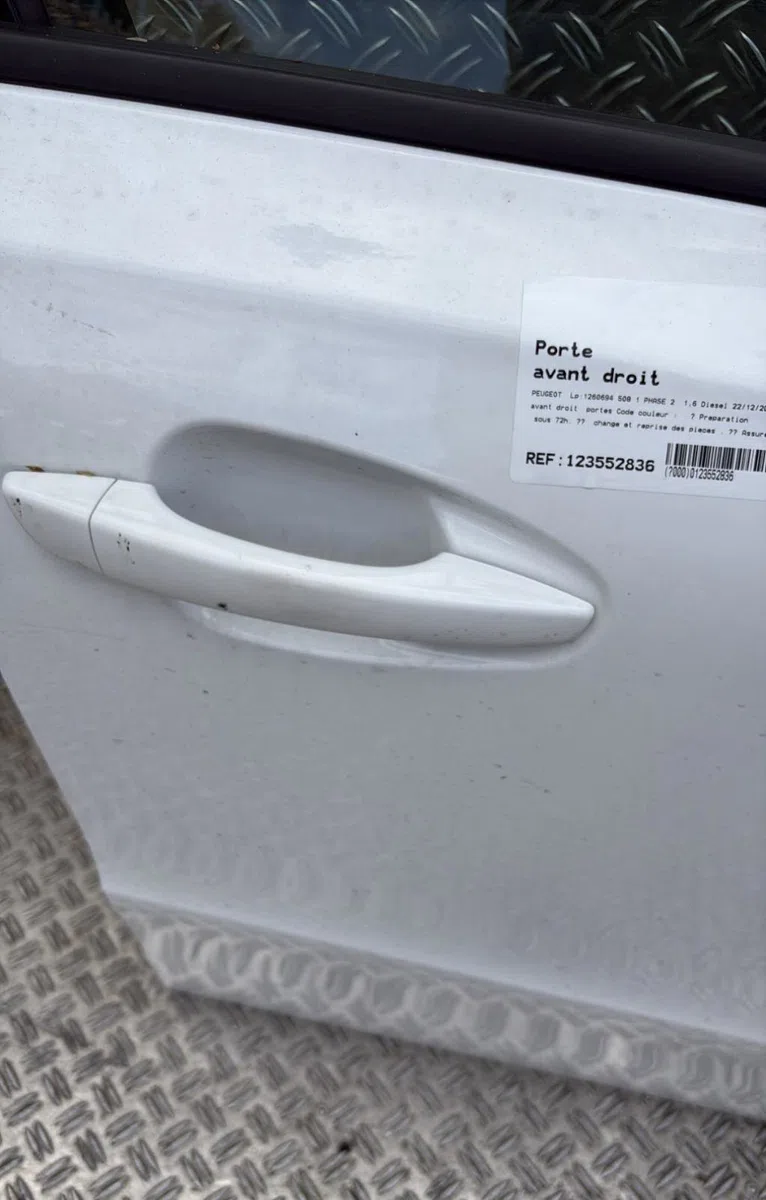 Porte avant droite Peugeot 508 I (8D_) 1.6 bluehdi 120 (2014-2018) occasion