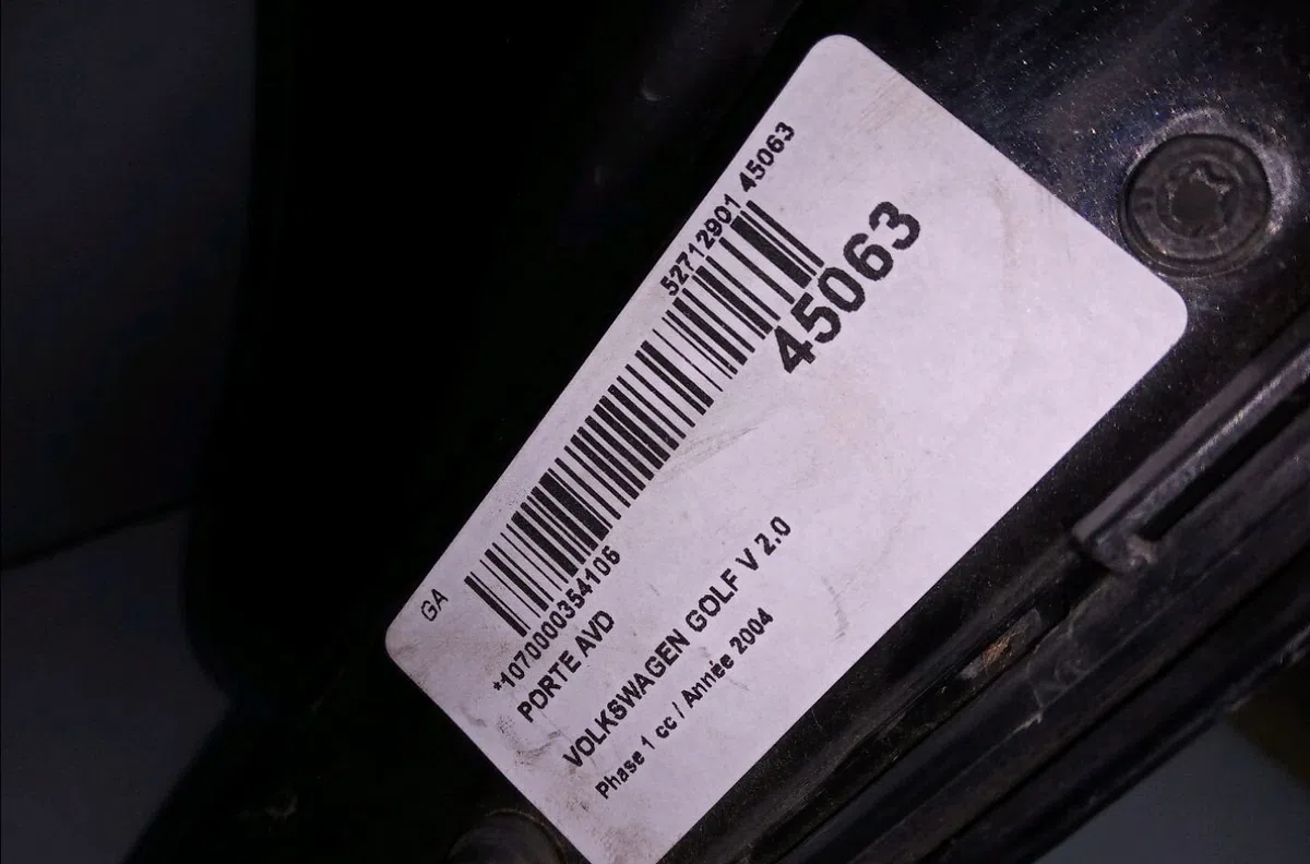 Porte avant droite Volkswagen GOLF V (1K1) 2.0 tdi 16v (2003-2008) occasion
