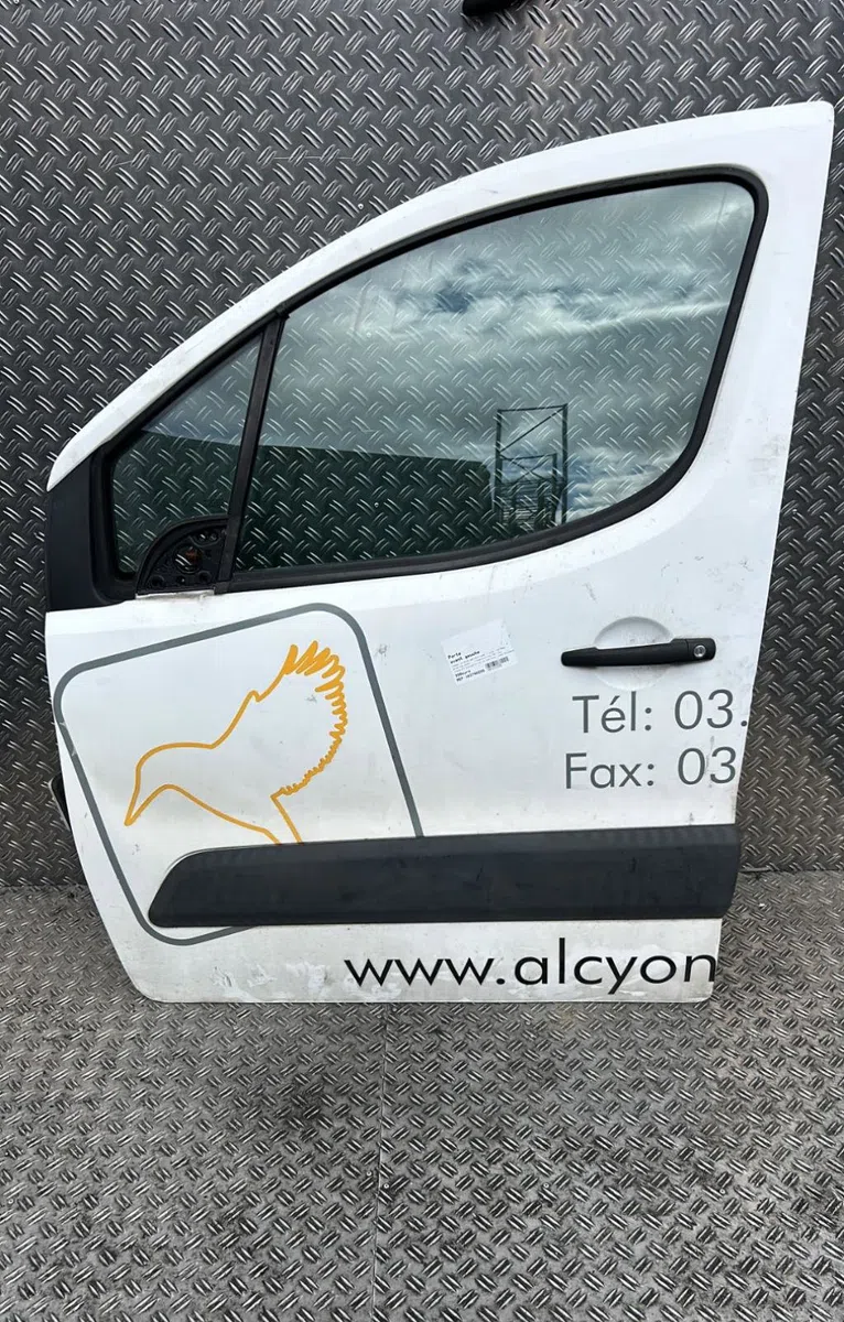 Porte avant gauche Citroen BERLINGO Camionnette-Monospace (B9) 1.6 hdi 90 16v (2008) 3 portes occasion