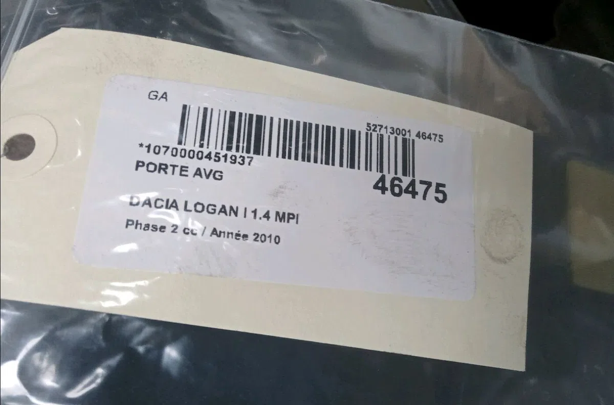 Porte avant gauche Dacia LOGAN (LS_) 1.4 mpi lpg (ls0c) (2006-2012) occasion