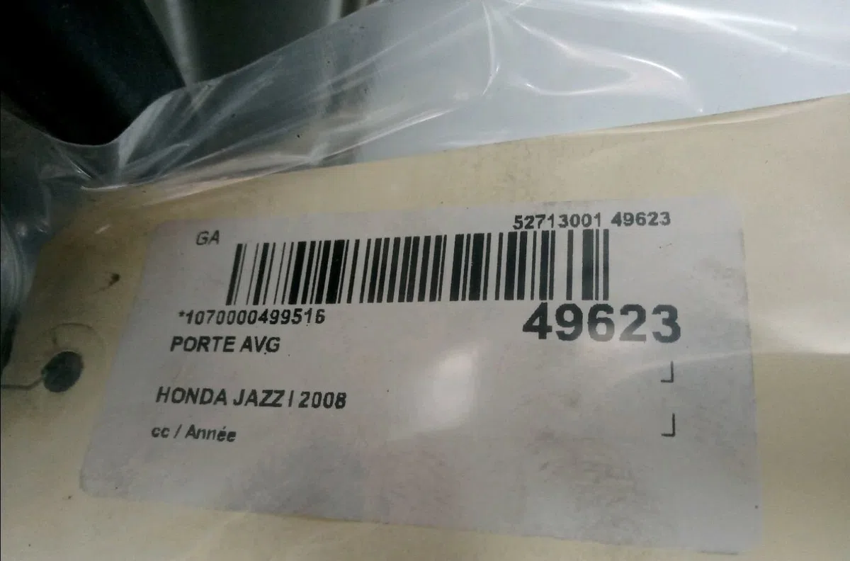Porte avant gauche Honda JAZZ II (GD_, GE3, GE2) 1.4 idsi (ge3, gd1) (2006-2008) occasion