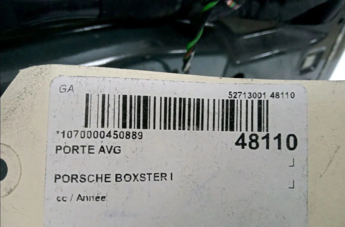 Porte avant gauche PORSCHE BOXSTER I 2005 occasion
