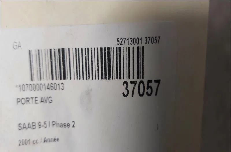 Porte avant gauche Saab 9-5 Break (YS3E) 3.0 tid (2001-2005) occasion