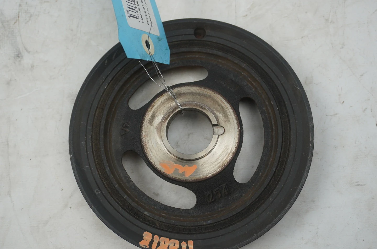 Poulie de vilebrequin Peugeot 206 3-5 portes (2A-C) 1.4 hdi eco 70 (2001-2009) 5 portes occasion