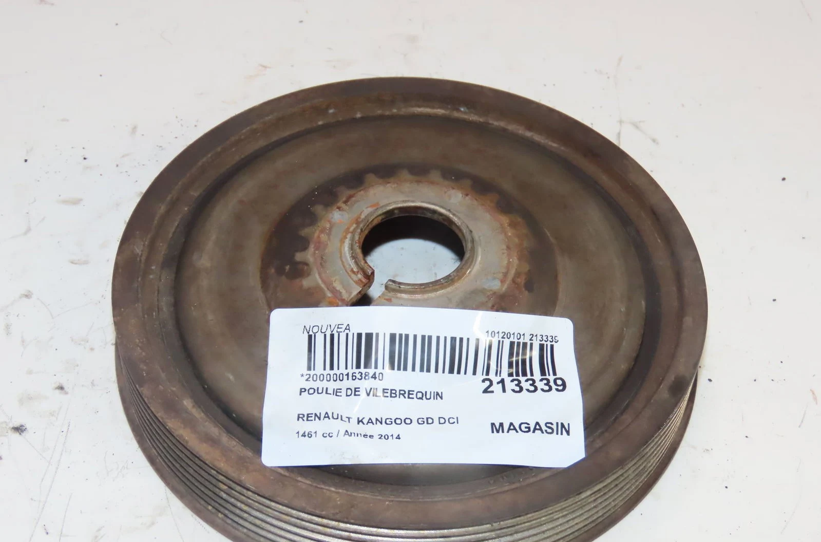 Poulie de vilebrequin Renault KANGOO Express (FW0-1_) 1.5 dci 75 (fw07, fw10, fw04) (2010) 4 portes occasion