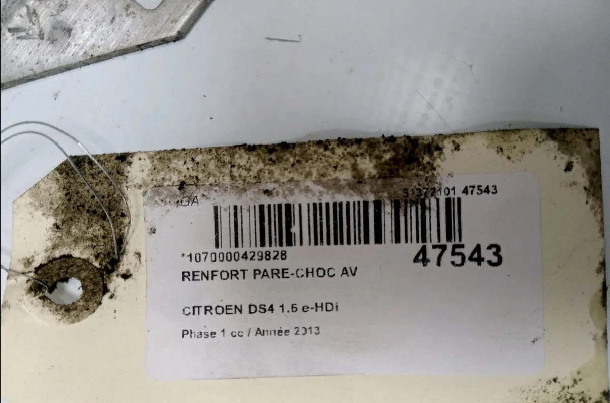 Renfort pare-choc avant Citroen DS4 (NX_) 1.6 hdi 115 (2012-2015) occasion