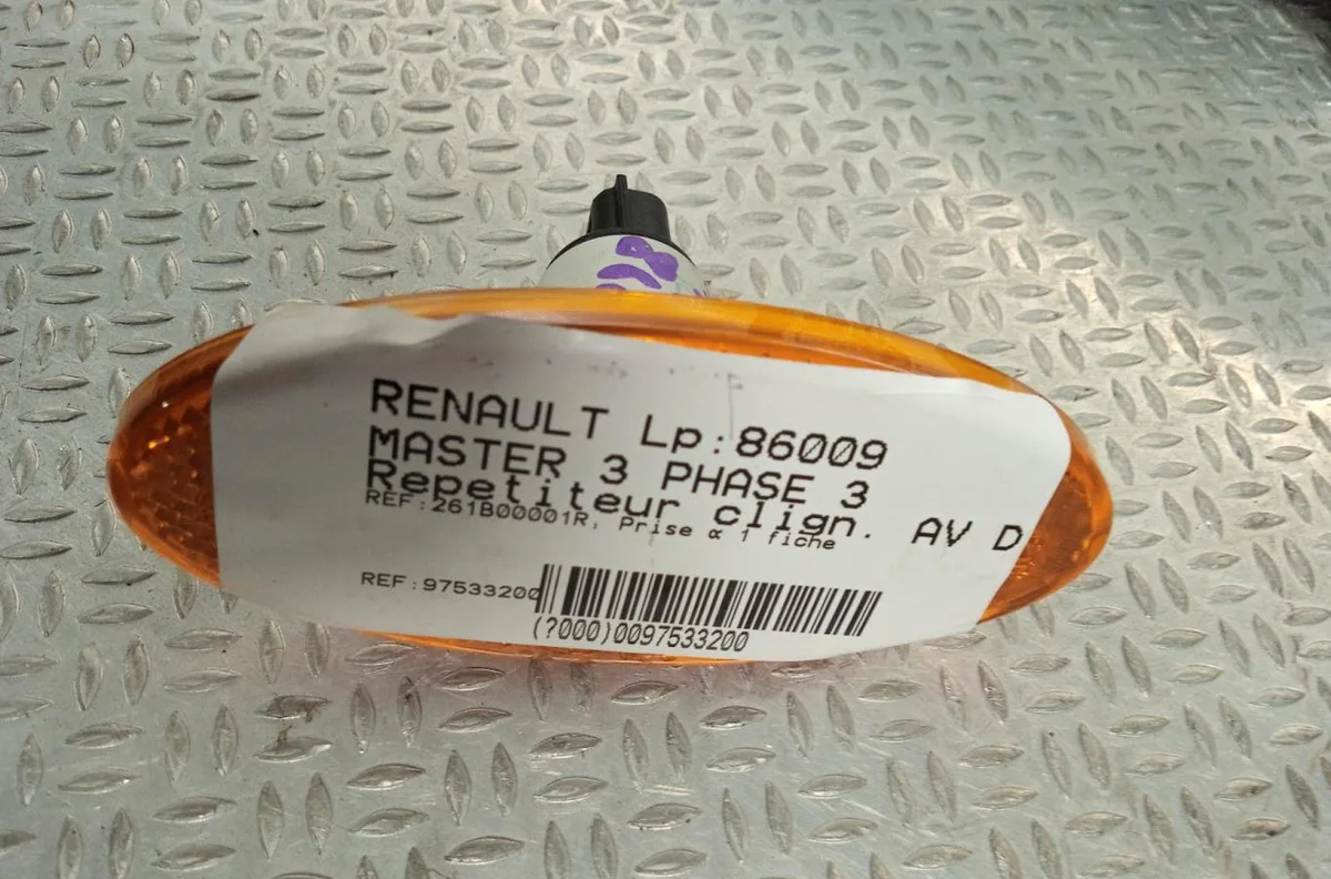 Répétiteur aile droite RENAULT MASTER 3 PHASE 3 occasion