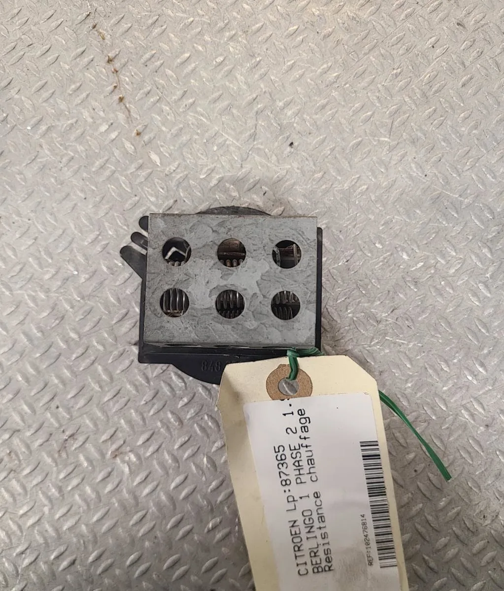 Resistance de chauffage Citroen BERLINGO - BERLINGO FIRST Monospace (MF_, GJK_, GFK_) 1.9 d (mfwjz) (1998-2005) 3 portes