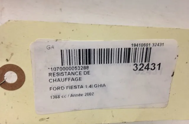 Resistance de chauffage Ford FIESTA V (JH_, JD_) 1.4 16v (2001-2008) 5 portes occasion