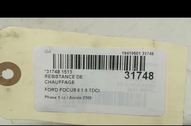 Resistance de chauffage FORD FOCUS II 2006 occasion