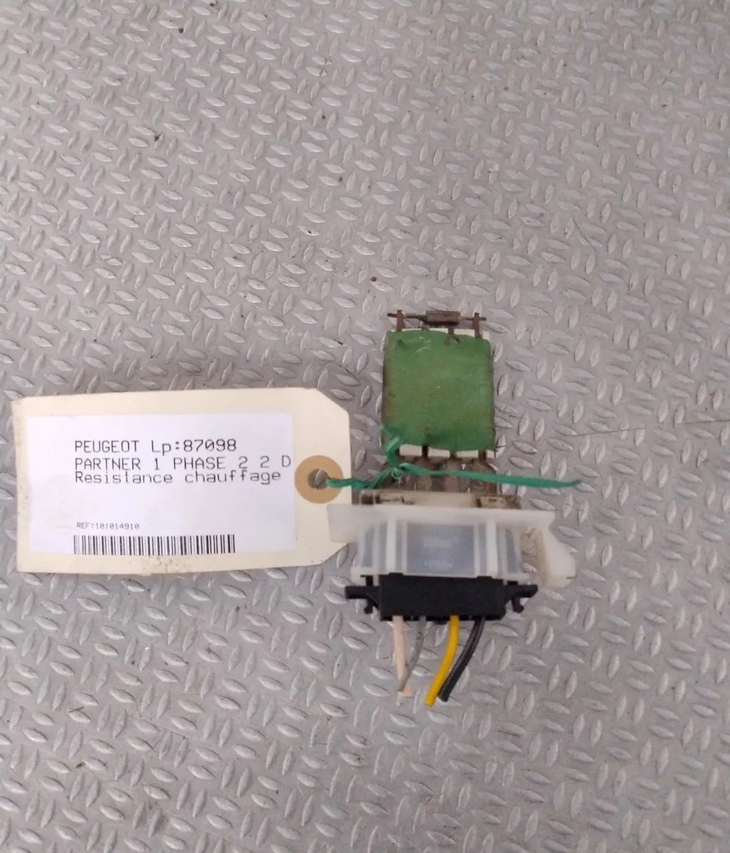 Resistance de chauffage Peugeot PARTNER Monospace (5_, G_) 2.0 hdi (2000-2008) 3 portes occasion