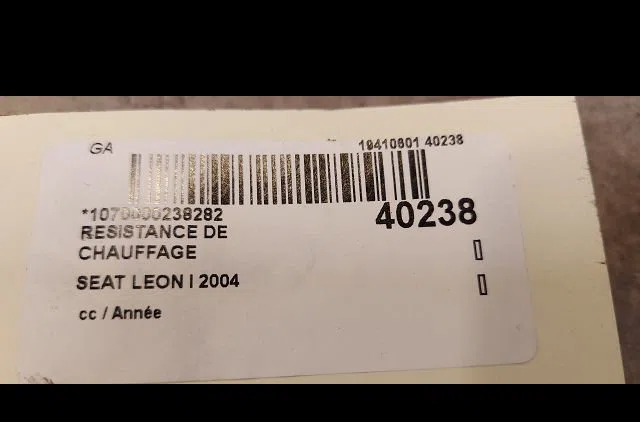 Resistance de chauffage SEAT LEON I 2004 occasion
