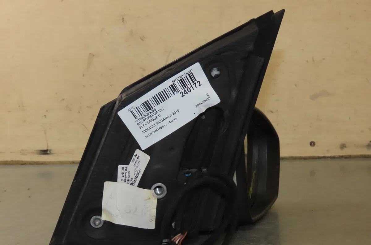 Retroviseur exterieur electrique droit RENAULT MEGANE III 2010 occasion