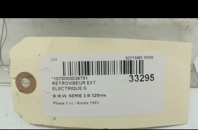 Retroviseur exterieur electrique gauche Bmw 3 (E36) 325 tds (1993-1998) occasion