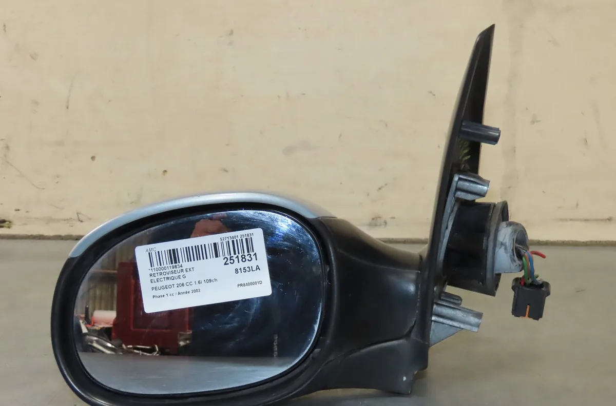 Retroviseur exterieur electrique gauche Peugeot 206 CC (2D) 1.6 16v (2dnfuf, 2dnfur) (2000-2007) 2 portes occasion
