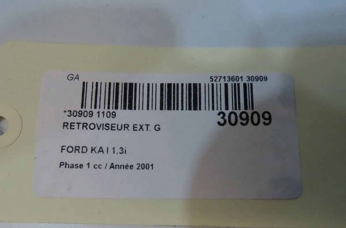Retroviseur exterieur gauche FORD KA I 2001 occasion