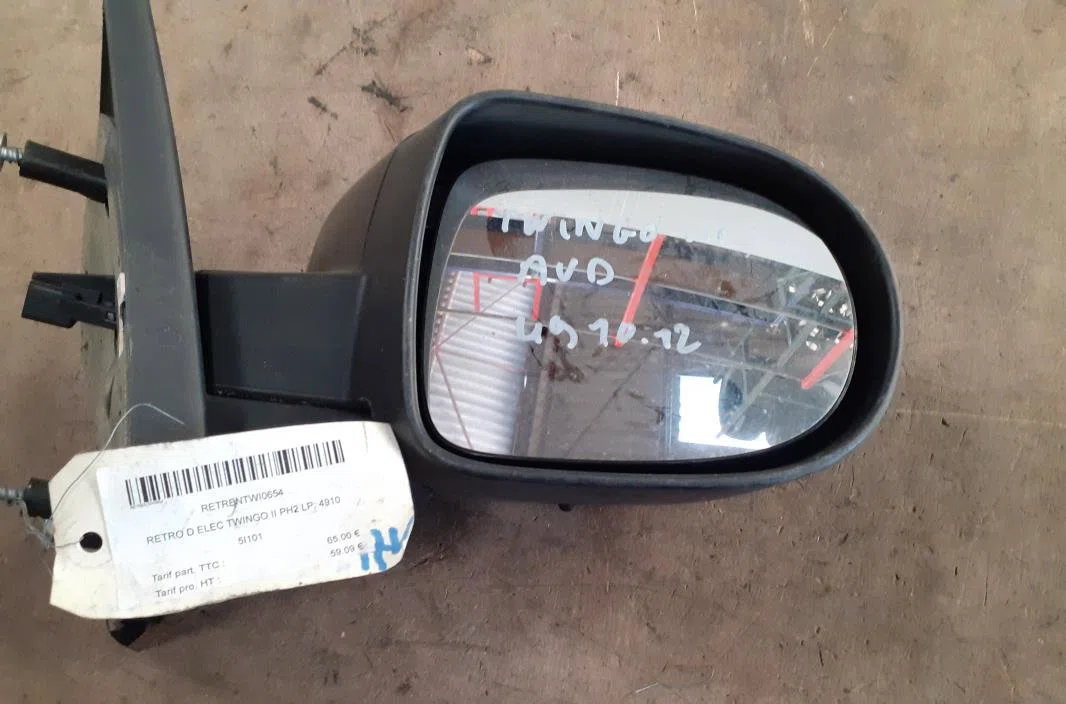 Retroviseur exterieur manuel droit Renault TWINGO II (CN0_) 1.2 16v (cn04, cn0a, cn0b) (2007-2014) 3 portes occasion