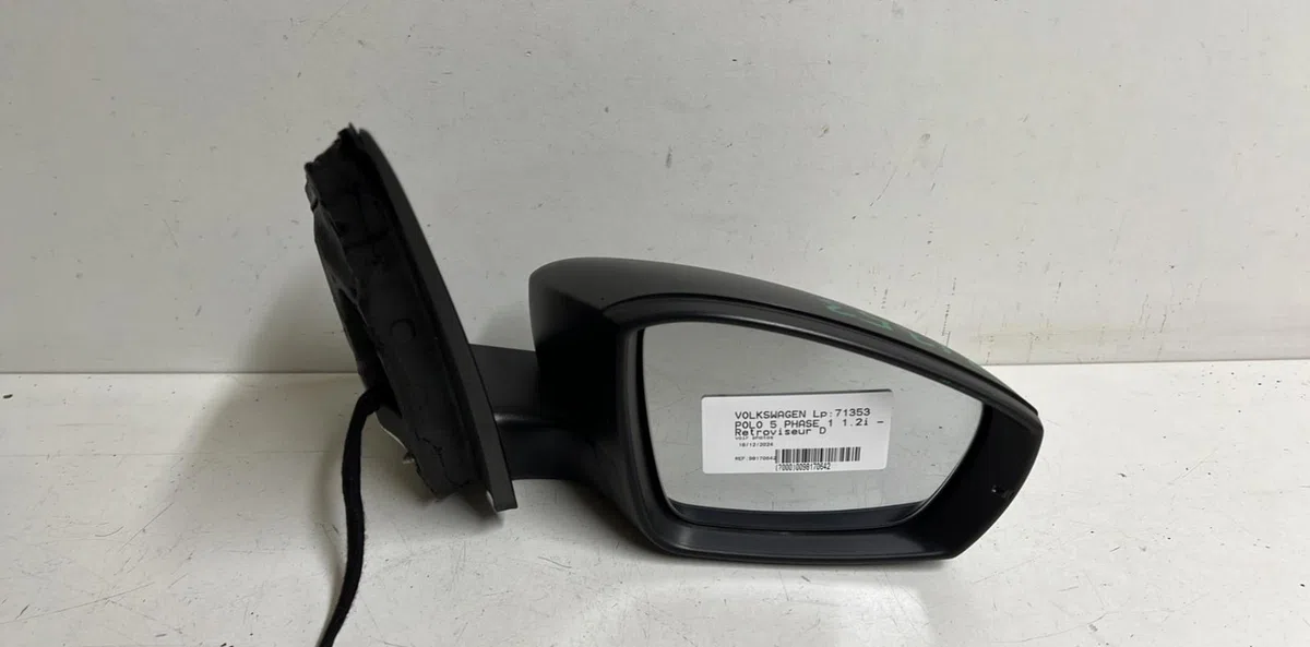 Retroviseur exterieur manuel droit Volkswagen POLO V (6R1, 6C1) 1.2 (2009) occasion