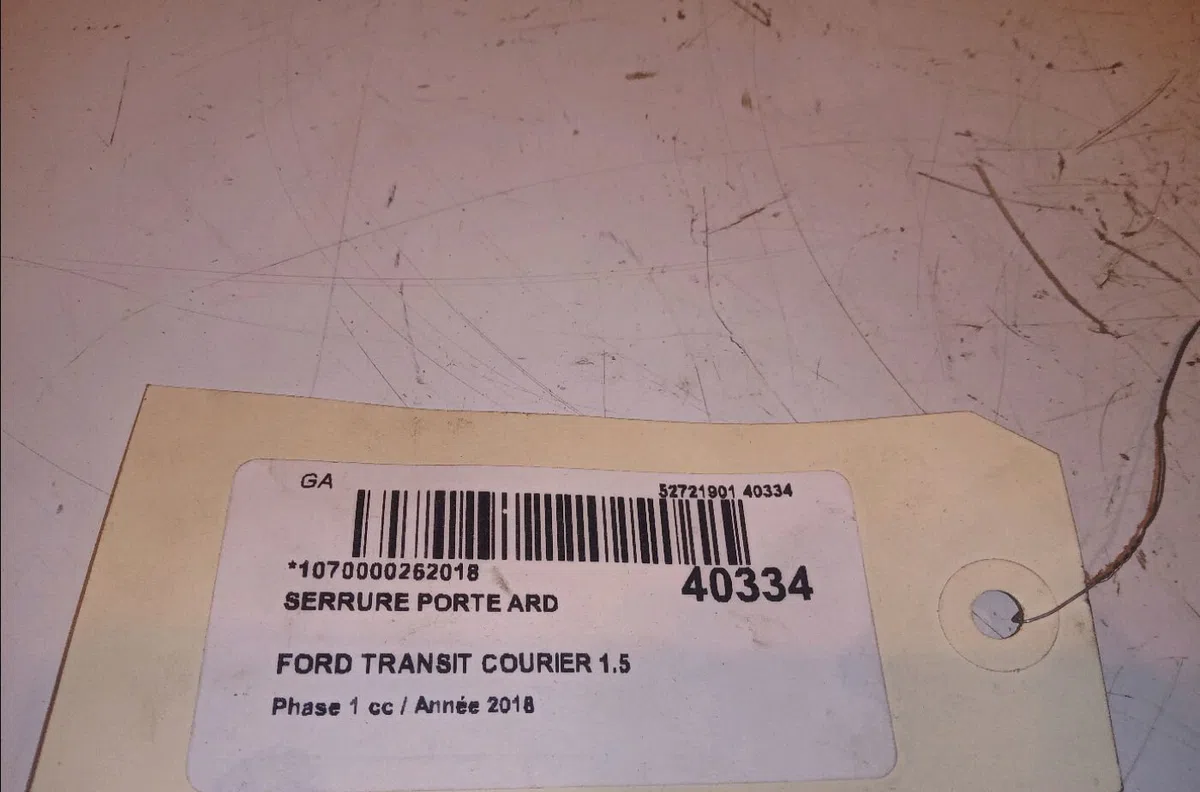 Serrure porte ard Ford TRANSIT COURIER B460 Camionnette-Monospace 1.5 tdci (2014) occasion
