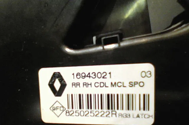 Serrure porte ard Renault MEGANE IV 3-5 portes (B9A-M-N_) 1.6 tce 205 (b9mv) (2015) 5 portes occasion