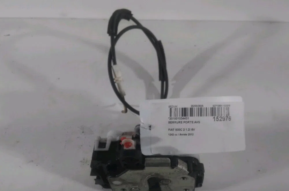 Serrure porte avg Fiat 500 C (312_) 1.2 (312cxa1a, 312axa1a) (2009) 3 portes occasion