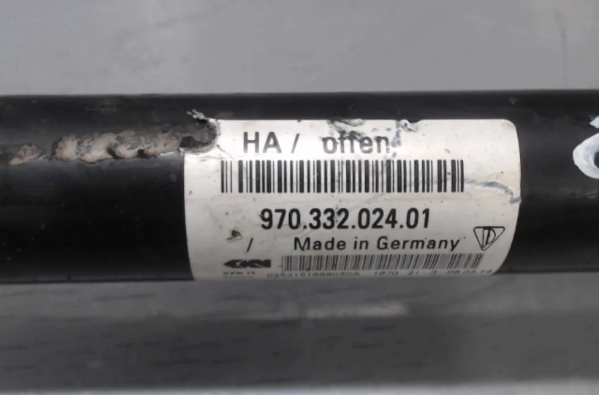 Transmission arrière gauche Porsche PANAMERA (970) 4.8 turbo (2010-2013) occasion