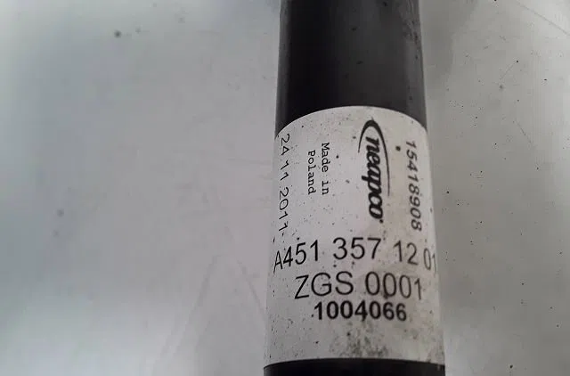 Transmission arrière gauche Smart FORTWO Cabrio (451) 1.0 turbo brabus (451.433) (2010) occasion