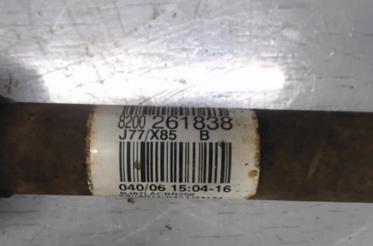 Transmission avant droite Renault CLIO III (BR0-1, CR0-1) 1.6 16v (br09, br0t, cr09, cr0t) (2005-2007) occasion