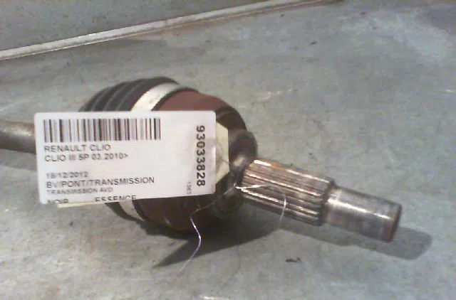 Transmission avant droite RENAULT CLIO III Phase 1 09-2005--03-2009 occasion