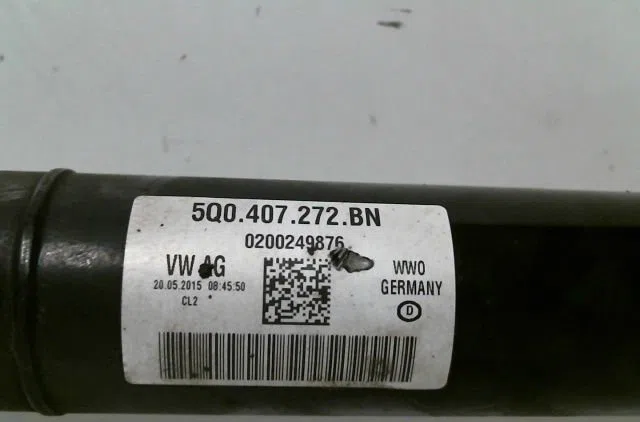 Transmission avant droite Volkswagen GOLF VII (5G1, BQ1, BE1, BE2) 1.4 tsi (2014-2020) occasion