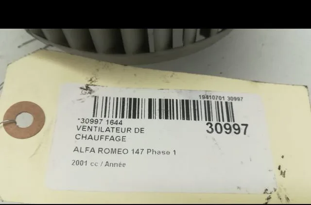 Ventilateur de chauffage ALFA ROMEO 147 2001 occasion