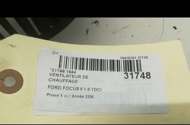Ventilateur de chauffage FORD FOCUS II 2006 occasion